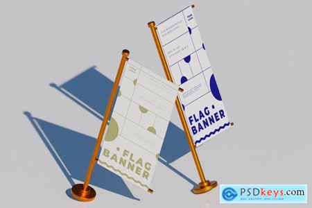 Flag Banner Mockups