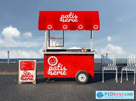 Food Cart Mockup