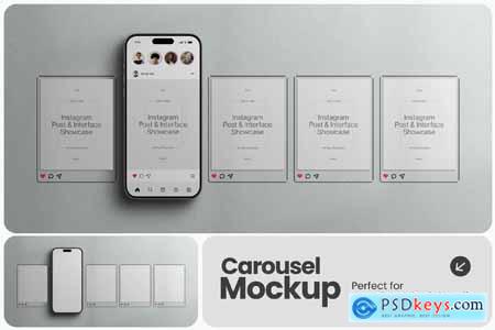 Instagram Carousel Branding Mockup