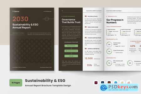 Sustainability & ESG Annual Report Brochure