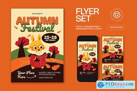 Autumn Festival Flyer 7KDQGCS