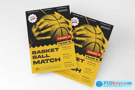 Basketball Match Flyer