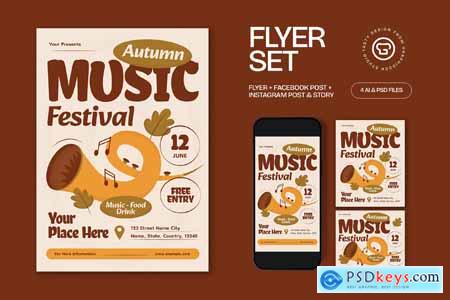 Autumn Music Festival Flyer