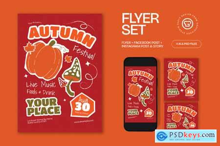 Autumn Festival Flyer MWF84UA