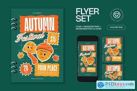 Autumn Festival Flyer 8SBFEV3
