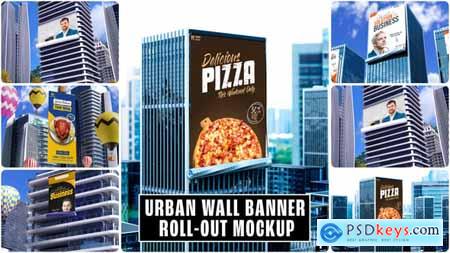 Banner Unroll Animation  Vertical Version for Social Media Ads & Stories 59027728