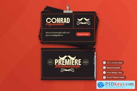 Barber Shop - Business Card