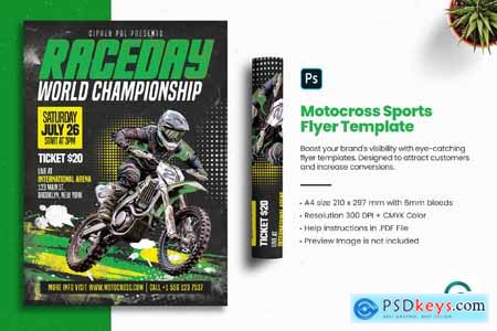 Motocross Sports Flyer Template