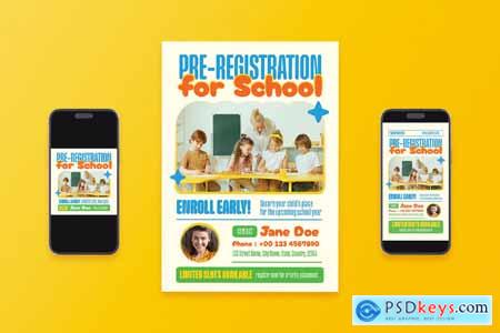 School Registration Flyer