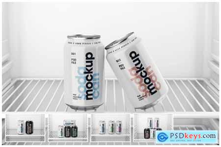 Soda Can Mockup Set