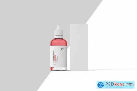 Dropper Bottle Packaging Mockup