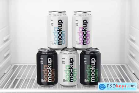 Soda Can Mockup Set