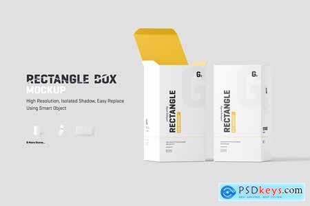 Rectangle Box Packaging Mockup
