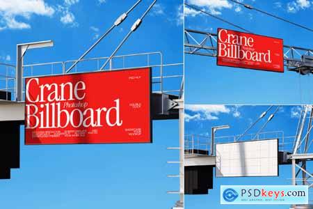 Crane Billboard Mockup