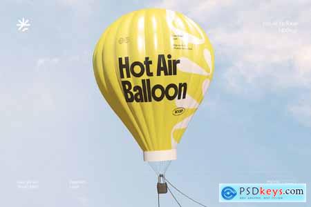 Advertising Hot Air Balloon Mockup