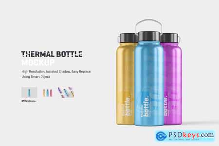 Thermal Bottle Mockup