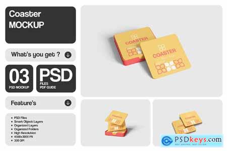 Coaster Mockup
