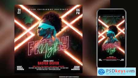 Night Club Flyer Stories v15 59016799
