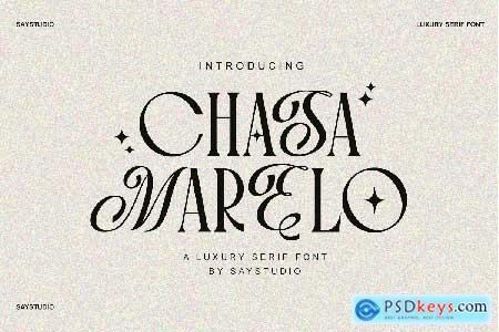 Chasa Marelo - Luxury Branding Font