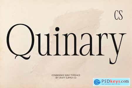 Quinary  Condensed Font