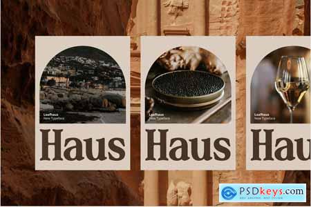 Loafhaus - Vintage Serif Display Font