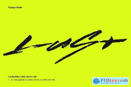 Lust Handwritten Cyber Brush Font