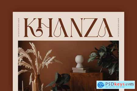 Rineka Modern Stylish Serif Font