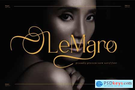 LeMaro Modern Classy Serif Font