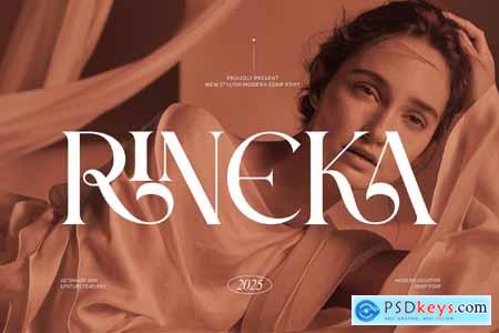 Rineka Modern Stylish Serif Font