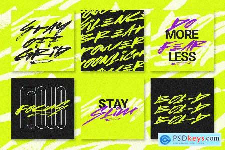 Lust Handwritten Cyber Brush Font
