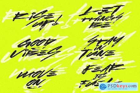 Lust Handwritten Cyber Brush Font