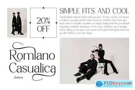 LeMaro Modern Classy Serif Font