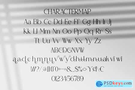 Vakeny Modern Simple Serif Font