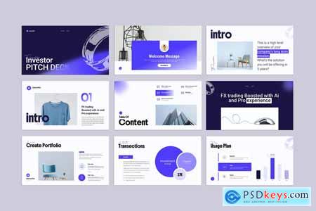 Business Investor Pitch Deck Presentation