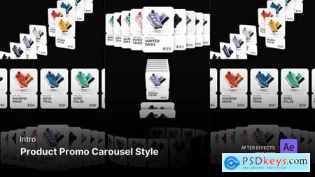Intro - Product Promo Carousel Style After Effects Project Files 59108284