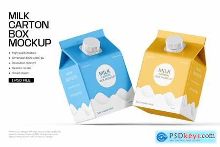 Premium Dairy Milk Box Mockup Premium Dairy Milk Box Mockup