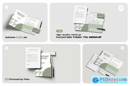 Folder File Mockup for Corporate Folder File Mockup for Corporate