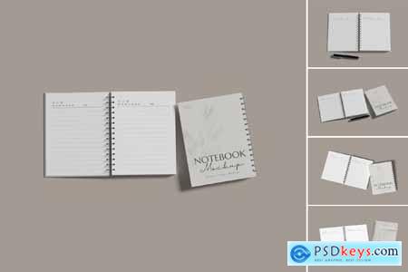 A5 Spiral Notebook Mockup V.2