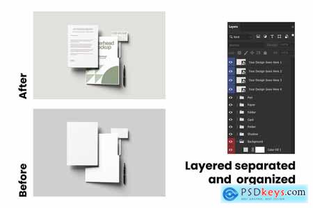 Folder File Mockup for Corporate