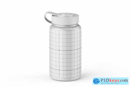 Plastic Sport Water Bottle Mockup