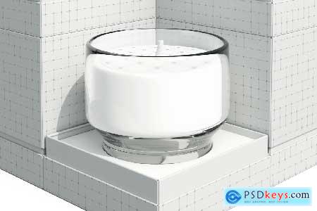 Scented Candle and Packaging Box