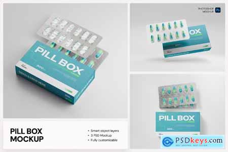 Pill Box Mockup