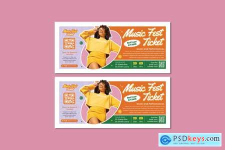 Fest Ticket Design
