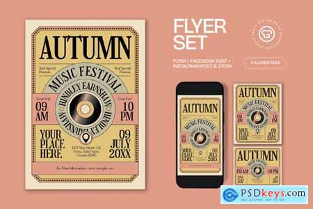 Autumun Music Festival Flyer