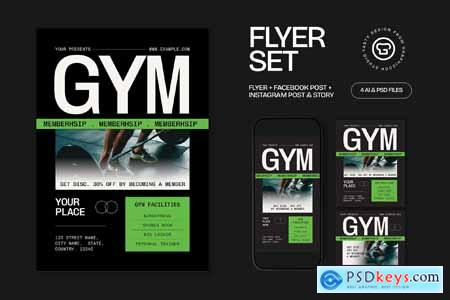 Gym Membership Offers Flyer 6RXVH87