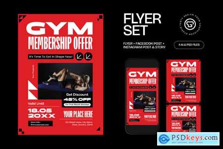 Gym Membership Offer Flyer