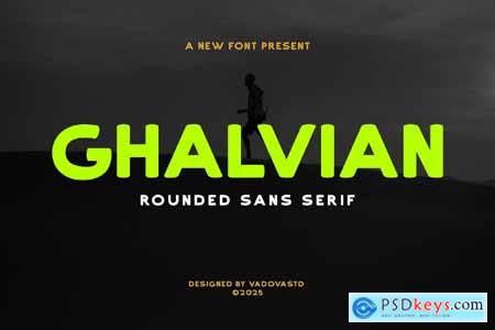 Ghalvian Rounded Sans Serif