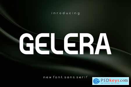 Gelera - Sans Reguler & Ligth