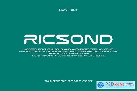 Ricsond - Sport Font