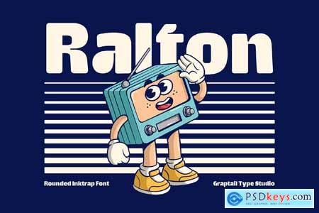 Ralton - Rounded Inktrap Font